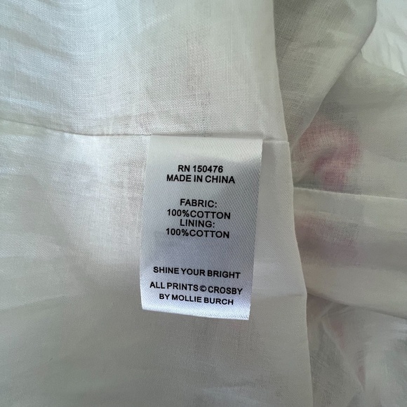 CROSBY BY MOLLIE BURCH Bray Dress in Blossom $290 Size Small - Picture 8 of 13